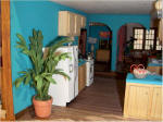 Kitchen viewed from foyer