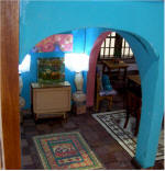 Right side of foyer leading into living and dining rooms.