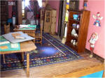 Craft room viewed from the bedroom. Lighted