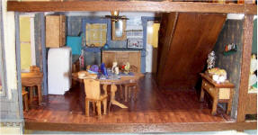 Kitchen, breakfast nook and dining room