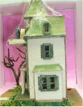 Bashed Beacon Hill Kit to make Addams Family Clock Tower House by Grace 