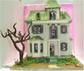 Bashed Beacon Hill Kit to make Addams Family Clock Tower House by Grace 