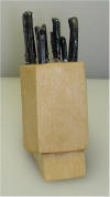 Dexter's Kitchen Knife Block by Grace