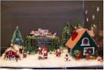 Overview of the Christmas room box.