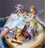 Sleeping Fairy Princess Misty with her Attendants by Grace