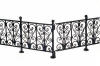 EIWF528 Black Wrought Iron Fence