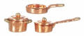 Half Scale G8168 Copper Casserole 