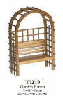 T7219 Trellis Garden Bench