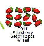 P011 Strawberries, 12 pcs