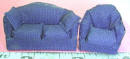 Almost Navy Sofa Set 54