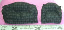 Black/Gray Print Sofa Set  6