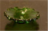 HB083 Fluted Green Candy Plate
