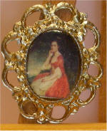 Portrait of Lady Grantham, by George Rommey in Gold Frame