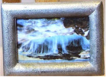 S39 Rough Water in Silver Frame
