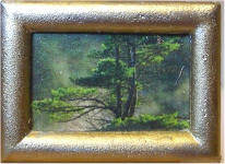 S43 The Tree in Gold Frame