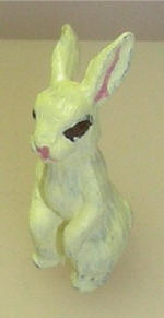White Chocolate Standing Rabbit