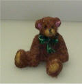 Large Fuzzy Bear w/green bow