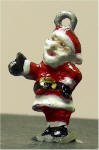 Waving Santa Ornament