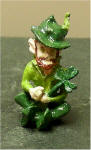 Leprechaun with Shamrock 