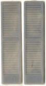  3506-S Pair of Louvered  Shutters