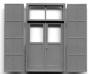 4050A Double Door w/transom