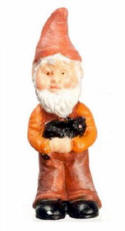 FAC4535 Gnome w/Black Cat