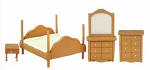 T0273 Walnut Bedroom set