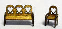 Heart Bench & Chair