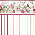 IB 0158b Roses in Bloom Red Stripe