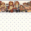 0222a Folk Rag Dolls - Dots