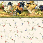 IB 450A Hen House-Blue Floral