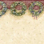 IB 0461a Wreaths Burgundy - Dot