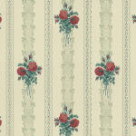 IB 0525b_nb Lace and Roses Green -Floral No Border