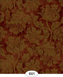 IB 661 Floral Damask 2 - Brown 