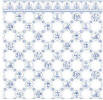 JM06 Dutch Tile, Blue on White