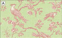 IB 0702 Bird Tile Green