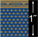 BP QVT108M - FLEUR-DE-LIS, MIDNIGHT