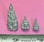 Three Sizes of Christmas Trees Set