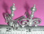 472 Victorian Andirons 4 pcs.