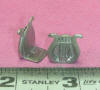 M-59-G Lyre Bookends