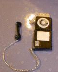 Old Rotary Wall Phone for the Restaurant by Grace