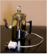 Converted an regular coffee pot into an electric percolator