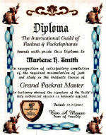 Master Packrat Diploma