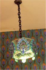 I created two hanging lamps using the 