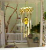 Gold Wind Chime from yearly swap.