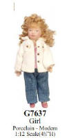 G7637 Modern Little Girl Doll