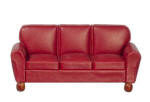 T2014 Red Leather Sofa