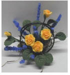 NCRP 1356 Yellow Roses in Basket