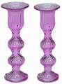 HB189 Lavender Candlesticks