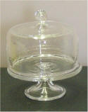 HB242 Clear Covered Cake Plate